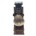 thumbnail image 2 of Support de Rasage en Bois Style Mission pour Razor et Brosse - Finition Noyer, 2 of 4