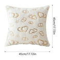 thumbnail image 3 of FYTPOV Fluffy Pillow Covers,Heart Sequins Throw Pillow Covers for Couch Car Sofa, 18x18 in Pillow Cases, Christmas Pillow Covers, Valentines Day Decorations, Home Decor, 3 of 5