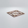 thumbnail image 3 of Ekena Millwork 7 3/8"W x 7 3/8"H x 1/4"T Extra Small Buxton Decorative Fretwork Wood Wall Panels, Birch, 3 of 15