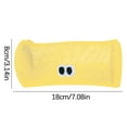 thumbnail image 2 of Djunllk Pencil Pouch - Cylindric Minimalist Mesh Zipper Pouch Lightweight Portable Cute Big Eyes Pencil Bag for Travel Office Stationary Organization, 2 of 3