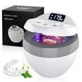 thumbnail image 1 of Ultrasonic Retainer Cleaner, 200ML Denture Cleaner for Mouthguard, Aligner and All Dental Appliance with 4 Digital Timer, 45kHz Diamond Cleaner for R, 1 of 7