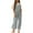 Gray, variant on Kmdttou Sweatsuits Active Jogging for Women's Casual Loose Jacket Jumpsuit Set Of Sleeveless Solid Color Wide Leg Long Pants With Pockets Jumpsuit on Clearance!