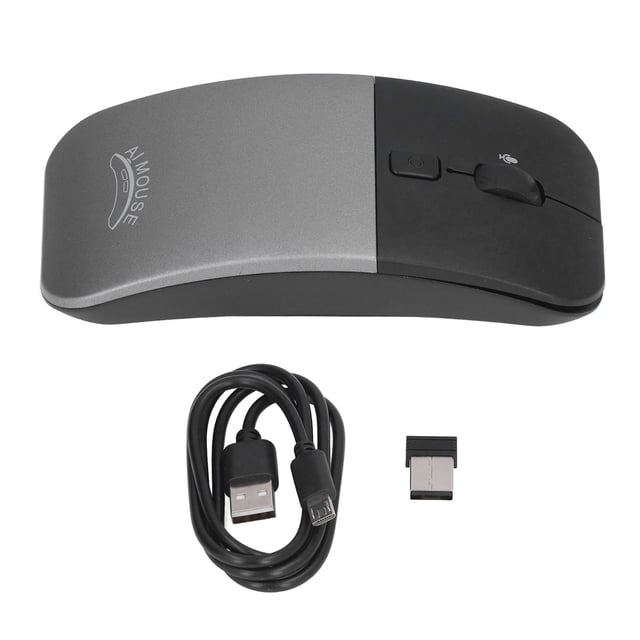 Ratón De VozReceptor USB Recargable Ergonómico Ratón De Voz Inalámbrico AI De 2,4 GHz Compatible Con 28 Idiomas Para El Hogar ANGGREK Universal