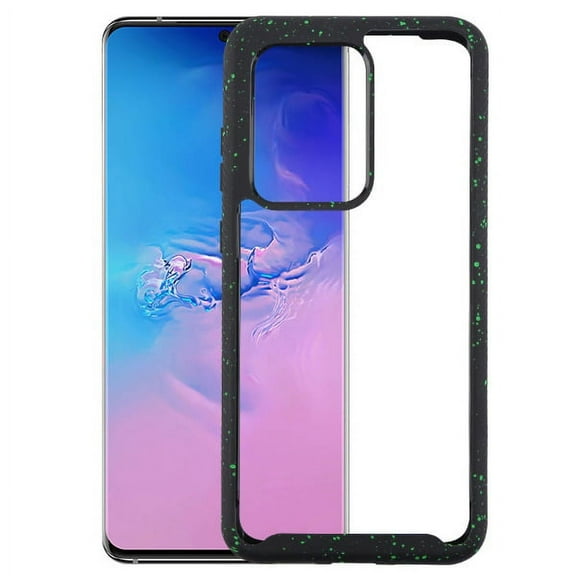 Samsung Galaxy S20 ULTRA (6.9") Phone Case Hybrid [TPU Cushion] Enhanced Hand-Grip TPU Cushion Frame   Transparent Clear Shock-Absorbing Armor Rubber Bumper BLACK Cover for Samsung Galaxy S20 Ultra