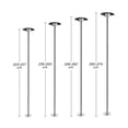thumbnail image 4 of Tubo Portátil para Pole Dance Vanlig Fijo Giratorio Plateado Altura Ajustable 88' a 108.3', 4 of 4