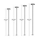 thumbnail image 4 of Tubo Portátil para Pole Dance Vanlig Fijo Giratorio Plateado Altura Ajustable 88' a 108.3', 4 of 4