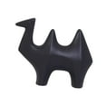 thumbnail image 2 of TISHITA Camel Figurine Animal Statue Multifunctional Art Crafting Minimalist Decorative Camel Sculpture for Desktop Shelf Centerpiece Black, 2 of 8