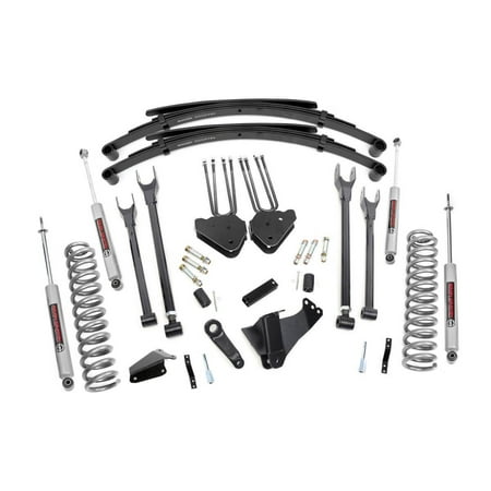 Rough Country 8" Lift Kit (fits) 2005-2007 Super Duty F250 F350 4WD | Diesel | N3 Shocks | 4-Link Suspension | 590.20