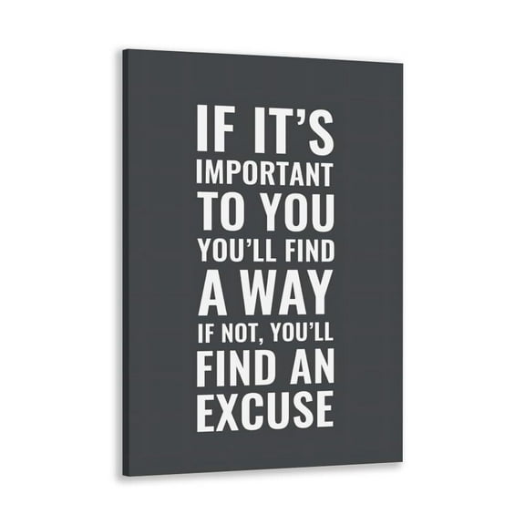 Gym fitness wall art series if it's important you'll find a way poster (18) printing motivational wall decor motivational poster