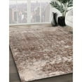 thumbnail image 3 of Ahgly Company Machine Washable Indoor Square Traditional Brown Area Rugs, 4' Square, 3 of 7