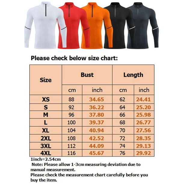 LUXUR Mens Sport T Shirt Stand Collar Gym Tops Cool Dry