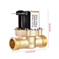 thumbnail image 3 of 1/2 Ac 220v Normally Closed Brass Electric Solenoid Magnetic Valve For Water Control Easy, 3 of 5