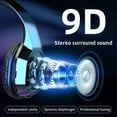 thumbnail image 6 of Bluetooth Headphone Bluetooth 5.0 TV Headset HiFi 9D Stereo Wireless TV Headphone with Transmitter for TV Computer Phone,Black, 6 of 8
