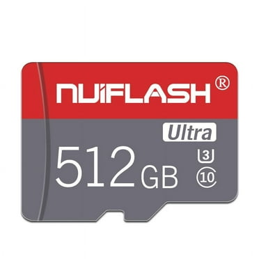 TECHFLASH 512GB Micro SD Card Class 10 High Speed Flash Memory Card ...