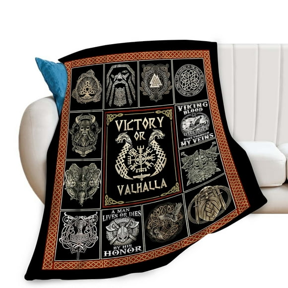 Manta Prolaxor Viking Decor de forro polar supercálida, de franela