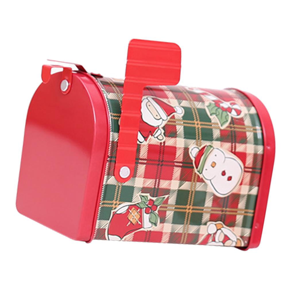 Ornaments Red British Post Box Ornaments Mailbox Cartoon Grid | Walmart  Canada