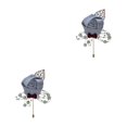 thumbnail image 4 of Redempat Versatile Wedding Brooch Add Classy And Sophisticated Touch To Any Look Modern Minimalist Brooch Pin light grey 2Set, 4 of 6