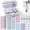 Pink, variant on Four Candies 36PCS Aesthetic Back to School Supplies in Large Capacity Pencil Case, 12PCS Mechanical Pencils 0.5-2.0mm with Lead Refills for Writing, Drawing & Drafting (Pink)