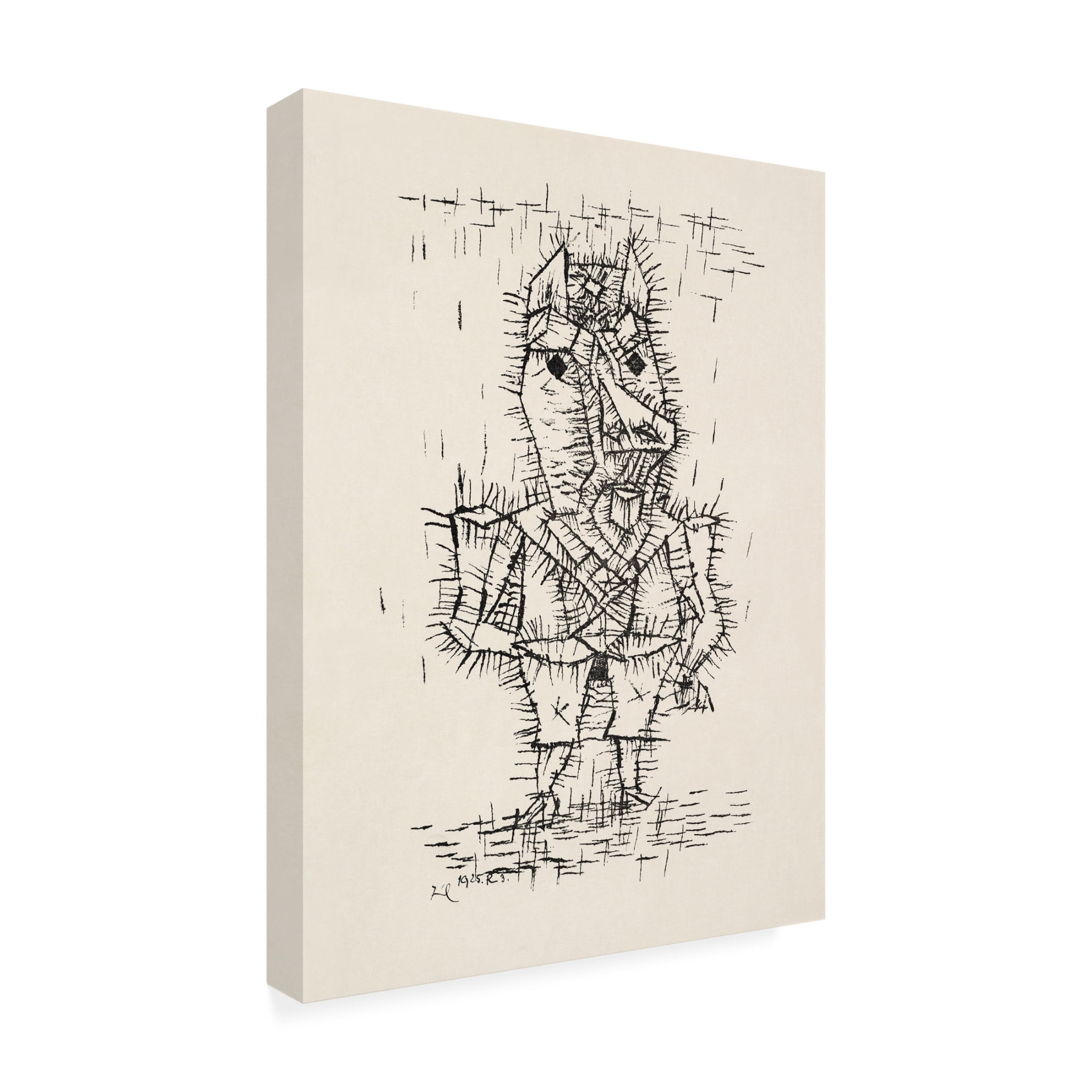 Trademark Fine Art Pictufy  As Esel 1925 Canvas Wall Art