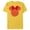 Yellow, variant on Disney Minnie Mouse Icon Filled with Hearts - Short Sleeve Blended T-Shirt for Adults - Customized-Yellow