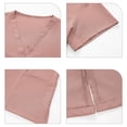 thumbnail image 4 of VV AVEORS Scrubs For Women Set Stretch V-Neck Scrub Top & Jogger Pant - Quick Dry Nurse Uniforms Set With Multi Pockets All-Day Comfort Pink S, 4 of 6