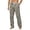 Khaki, variant on Men's Casual Pants for Daily Wear and Outdoor Activities Soft Comfortable Sleep Pants with Button Fly Solid Design for Home Relaxation and Weekend White S