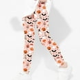 thumbnail image 5 of Odeerbi Kids Girls Leggings Halloween Ghost Print Stretchy Tights Pants 3-8 Years Kids Soft Comfortable Ankle Length Printed Leggings Pink, 5 of 5