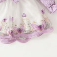 thumbnail image 5 of Jkety Clothes for Girls Baby Girls Toddlers Birthday Long Sleeve Tutu Dress with Bowknot Headband 2pcs Clothes Set Purple,2-3 Years, 5 of 7