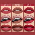 thumbnail image 3 of Lip Gloss Set Non Sticky Non Fading Moisturizing and Nourishing with Precise Lip Liner 3ml*3, 3 of 3
