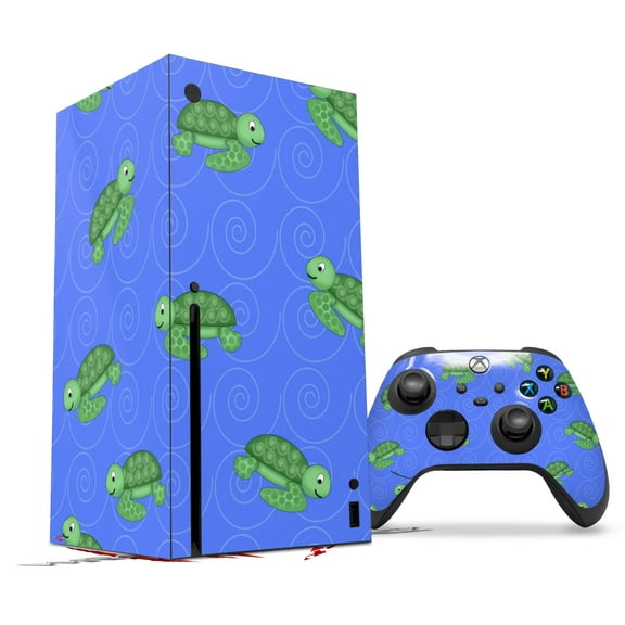 Skin Wrap compatible with the 2020 XBOX Series X Console and Controller Turtles (XBOX NOT INCLUDED)