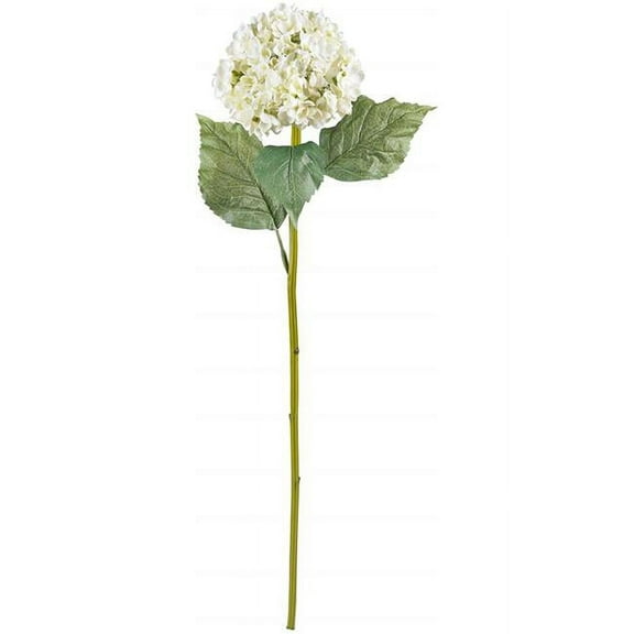 Nearly Natural 2140-S4-WH 30 in. Hydrangea Artificial Flower, White - Set of 4