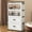 Mixed Color 4-layer, variant on XHSGX Plastic Storage Cabinet with 4-Layer Foldable Drawers, Large Capacity Storage Bins with Wheels and Magnetic Doors, Portable Closet Organizer for Bedroom & Office
