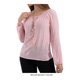 thumbnail image 3 of Blusa Ocean Pacific Talla G Rosa Blusa Campesina Ferrari, 3 of 4