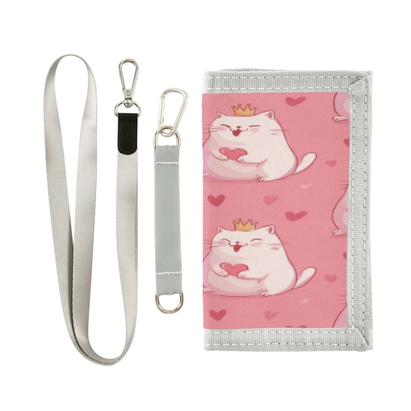 Novelty Wallets Foldable Novelty Wallets Prefect Gifts for Every Scene White Fat Cat