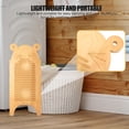 thumbnail image 3 of Minkissy Antiskid Mini Washboard Wood Laundry Board Khaki 1Set for Hand Washing, 3 of 5