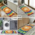 thumbnail image 6 of Tie Dye Color Burst Pattern Kitchen Rug Mat,Kitchen Runner Rugs Non Skid Washable,Decorative Kitchen Floor Mats for Kitchen,Sink,Laundry,17"x47.2", 6 of 7