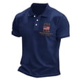 thumbnail image 2 of NordicNest Mens Golf Polo Shirts 250 Anniversary USA Shirt Collared Dress USA PoloTops 250th Birthday Patriotic Flag Print Shirt, 2 of 6