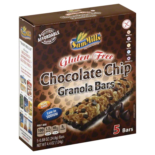 Sam Mills USA Sam Mills Granola Bars, 5 ea