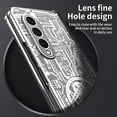 thumbnail image 5 of Samsung Galaxy Z Fold 4 Case with Screen Protector, Fold 4 Case with Hinge Protection + Mechanical Legend Plating Texture Luxury Crystal Clear Case for Galaxy Z Fold 4 (Gold), 5 of 16