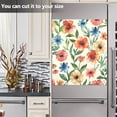thumbnail image 6 of Flowers with Leaves Dishwasher Magnetic Covers Magnet Sticker Kitchen Decor Dishwasher Refrigerator Front Door Covers Decorative Magnetic 23" x 26", 6 of 6