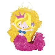 Unique Industries Multicolor Mini Mermaid Birthday Pinata , 8" x 6.75"