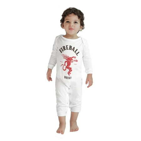 

Fireball Whisky Baby Crawler Boy Girl Rompers Bodysuit Long Sleeve Jumpsuit Playsuit One Piece Outfit Clothes
