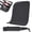 Black, variant on 2PCs Flat Iron Hair Straightener Silicone Heat Resistant Mat Pad for Hot Hair Tools and Curling Irons