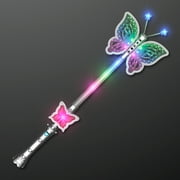 FlashingBlinkyLights Light Up Pretty Butterfly Wand