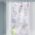 thumbnail image 6 of Hanging Mesh Shower Caddy,Mesh Shower Caddy,Saving Bathroom Organizer,Storage Pockets,White Hanging Shower Organizer, 6 of 6