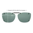 thumbnail image 4 of Solar Shield Dioptics Unisex Rectangle Fashion Sunglasses Black, 4 of 7