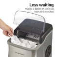 thumbnail image 2 of Hamilton Beach Máquina de Hielo Portátil – Produce Hielo en 6 Minutos, Hasta 12.3 kg Diarios, 2 Tamaños de Cubos, Compacta y Fácil de Usar, 2 of 5