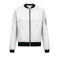 thumbnail image 4 of HAiming Plus Size Jackets for Women Long Sleeve Zip up Business Casual Trendy Jackets Fall Workout Tops with Pockets, 4 of 7
