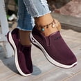 thumbnail image 4 of DeHolifer Women's Shoes Wide Arch Support Slip-On Orthowalk Sneakers Casual Breathable Walking Anti-Skid Sports Shoes, 4 of 8