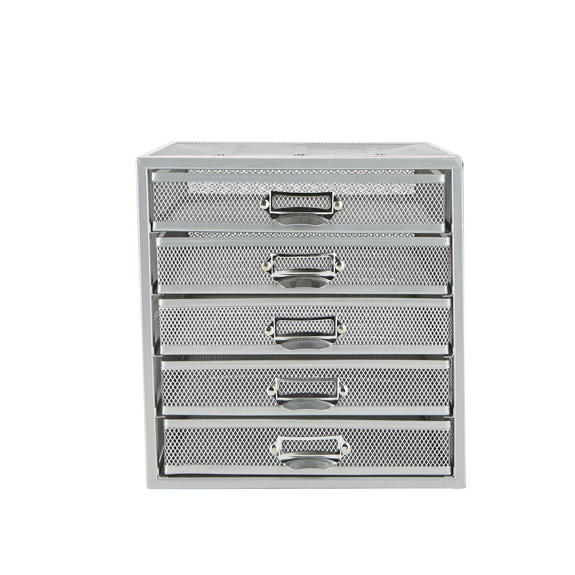 Mind Reader 5 Drawer Cabinet Metal Storage Drawers File Storage